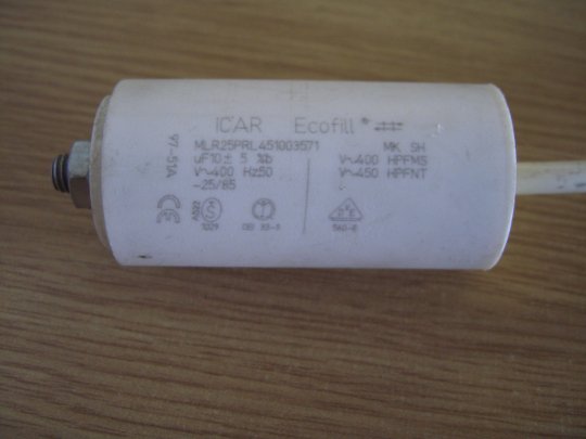 10 uf Capacitor.