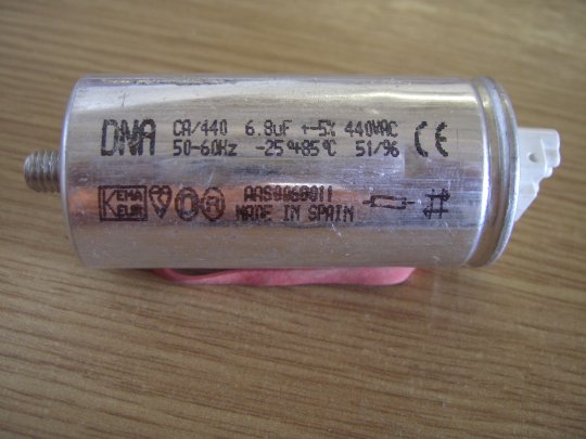 6.8 uf Capacitor.